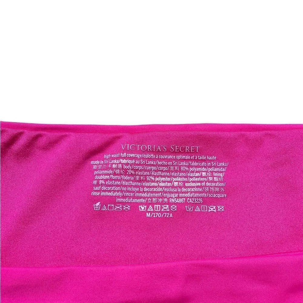 VICTORIAS SECRET Pink Women's Swim Bottom Size Medium